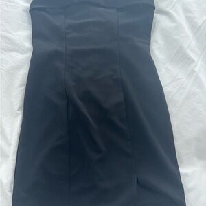 Elegant Black Strapless Dress